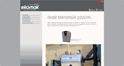 Desktop Screenshot of ekomakkazan.com.tr